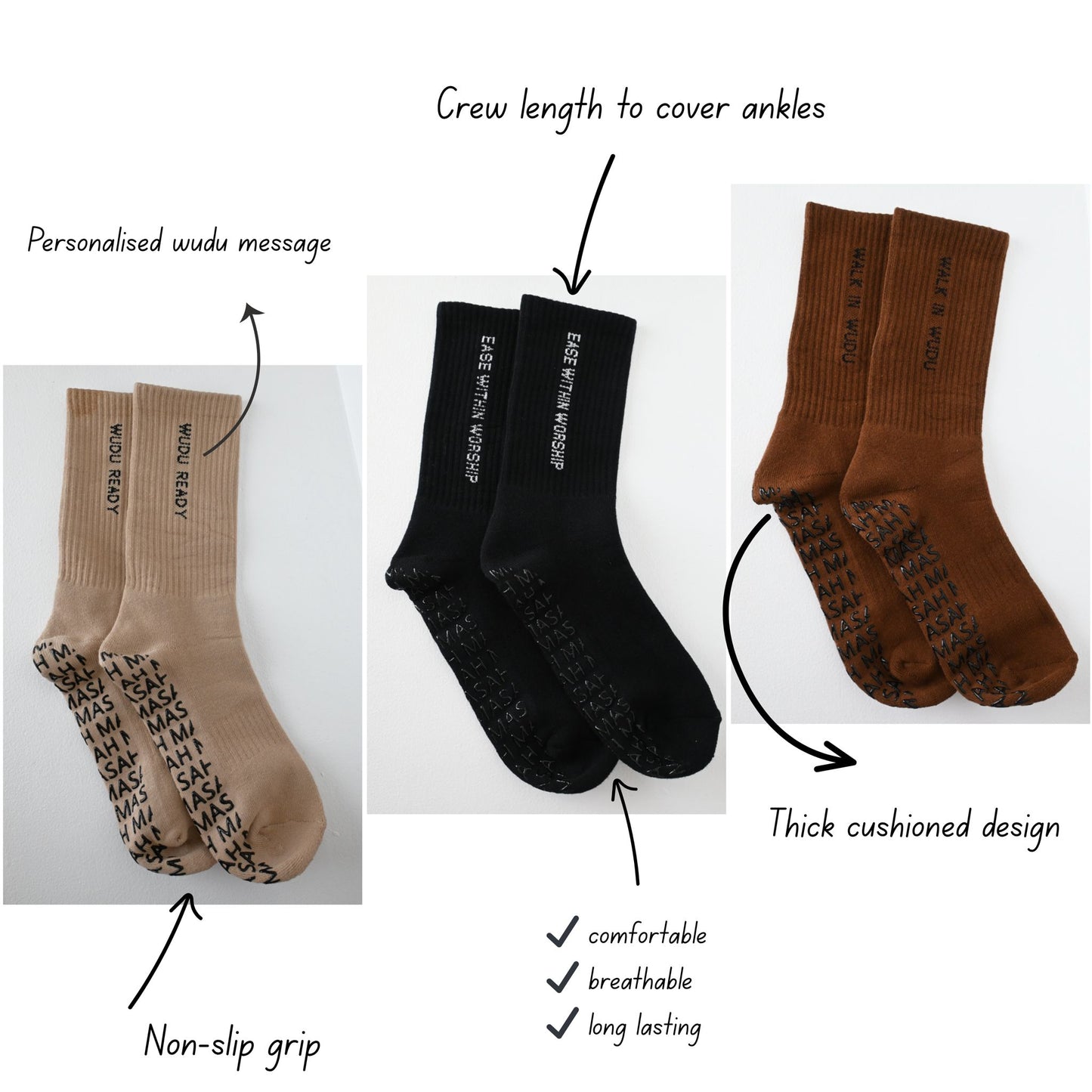 VEYL X MASAH WUDU SOCKS (WOMENS)