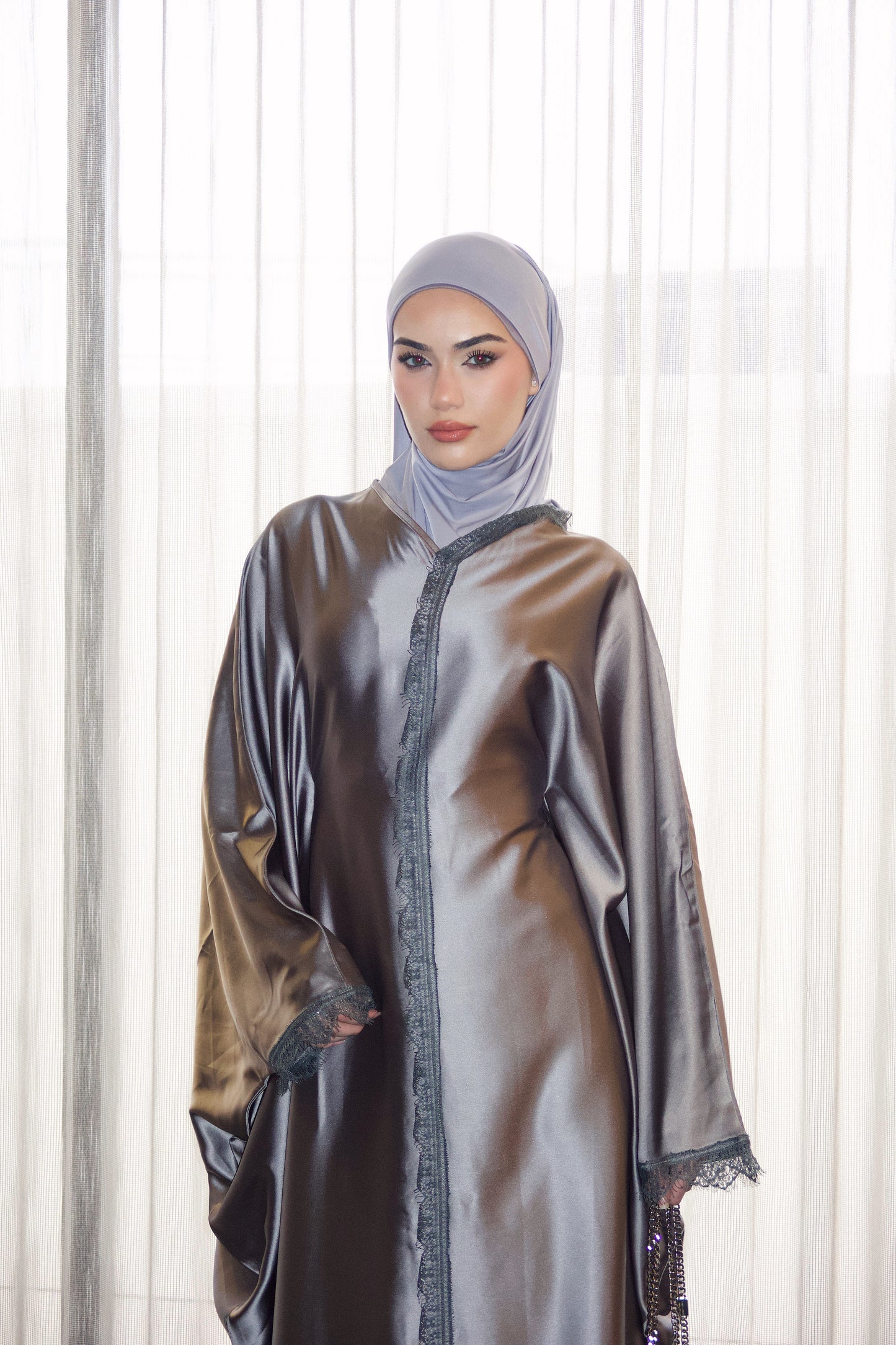 SILVER MIST ABAYA
