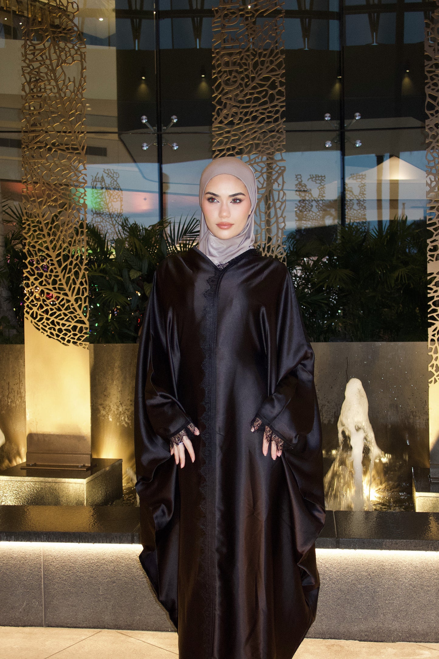 OBSIDIAN SILK ABAYA