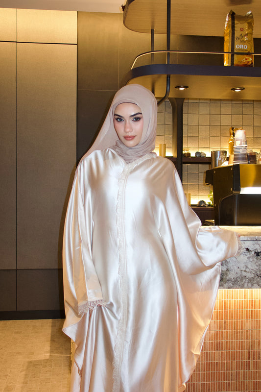 CHAMPAGNE PEARL ABAYA