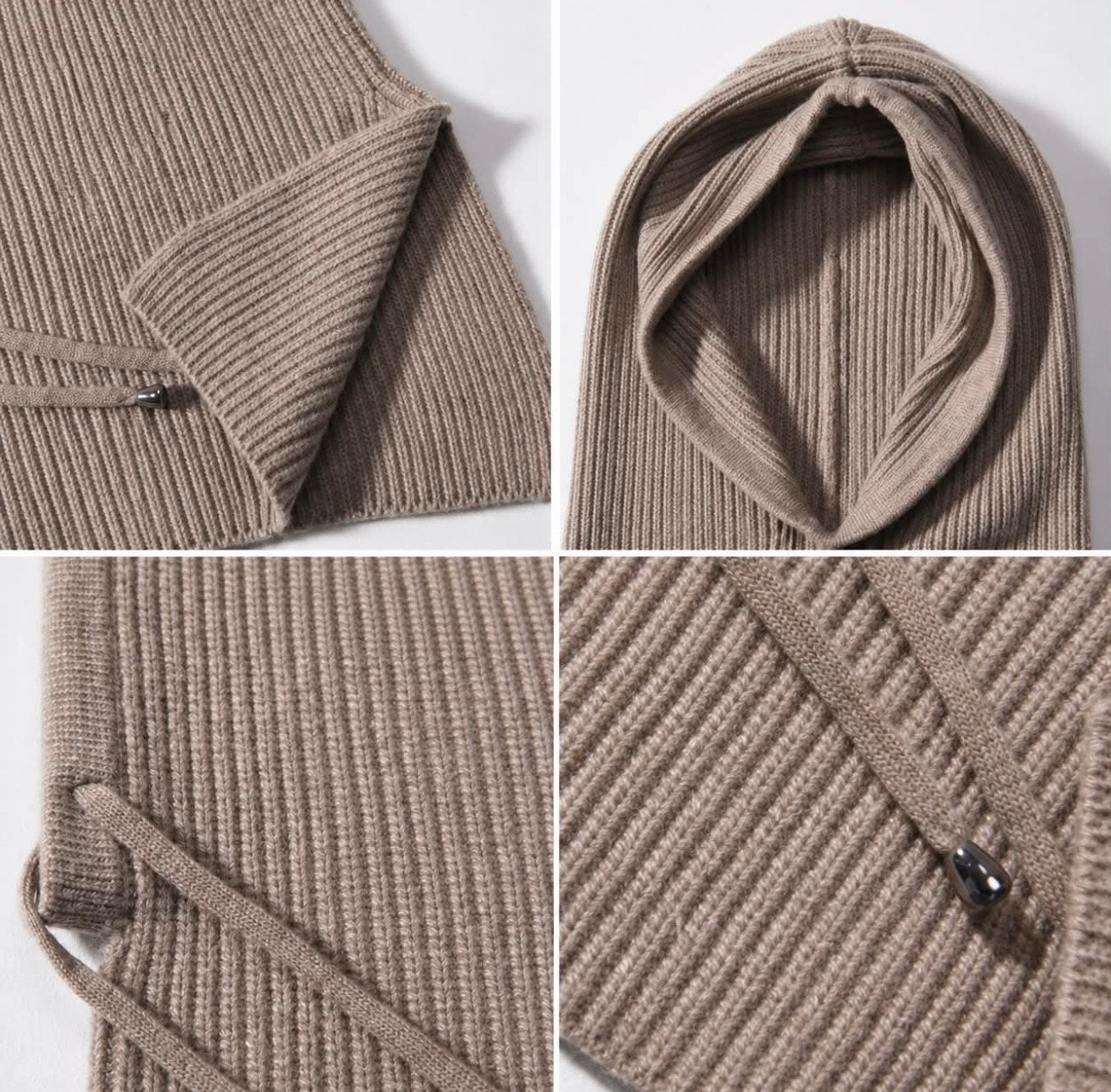 BALACLAVA HOOD - BEIGE