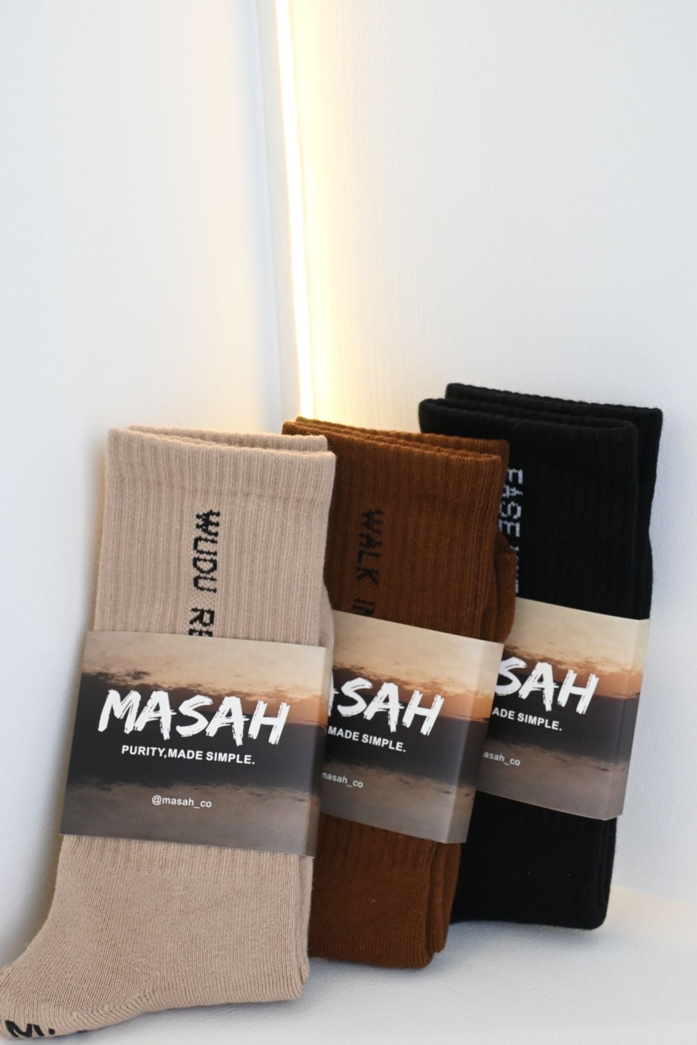 MASAH CO WUDU-FRIENDLY SOCKS (MENS)